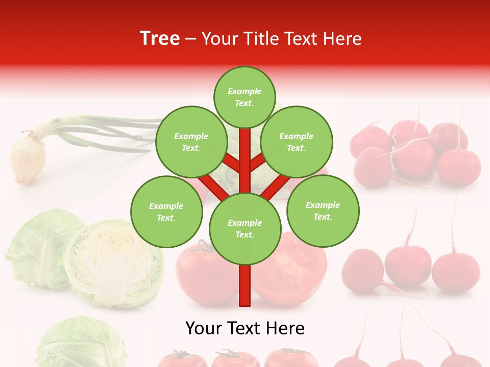 Radishes Salad Dieting PowerPoint Template