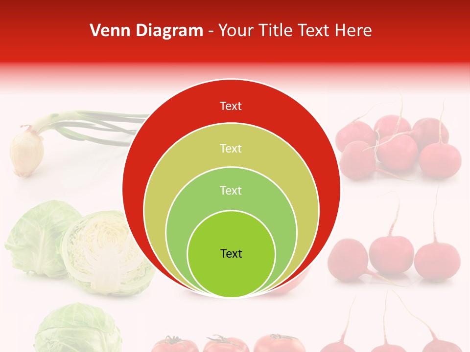 Radishes Salad Dieting PowerPoint Template