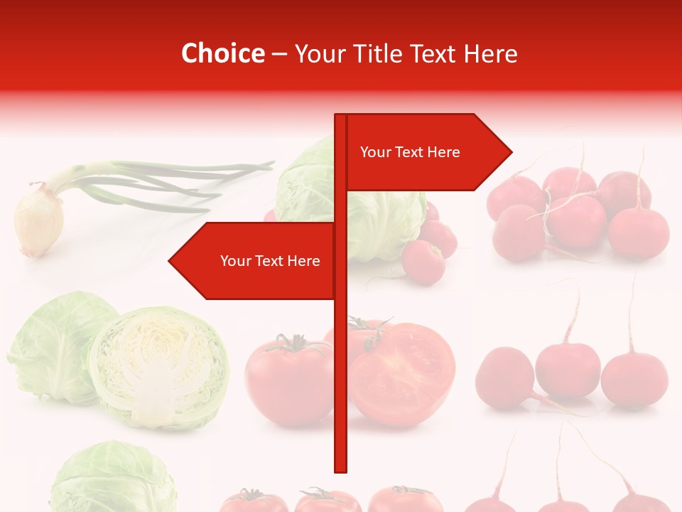 Radishes Salad Dieting PowerPoint Template