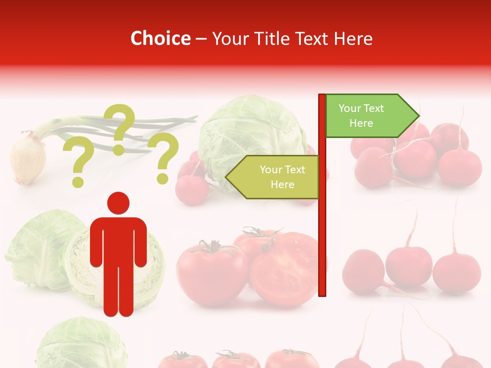 Radishes Salad Dieting PowerPoint Template