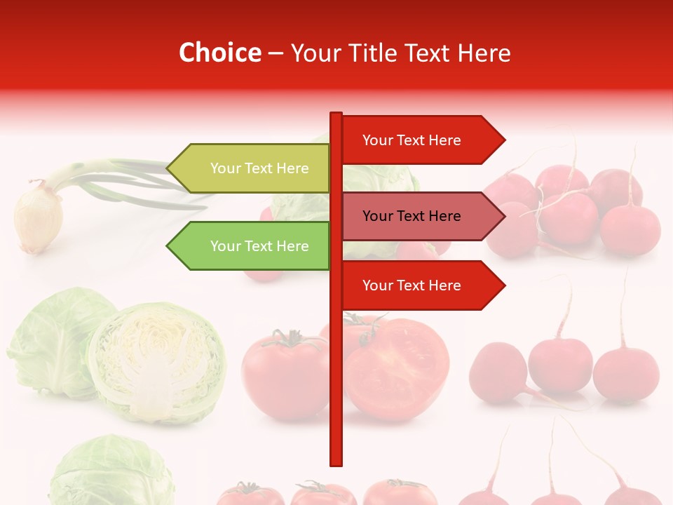 Radishes Salad Dieting PowerPoint Template