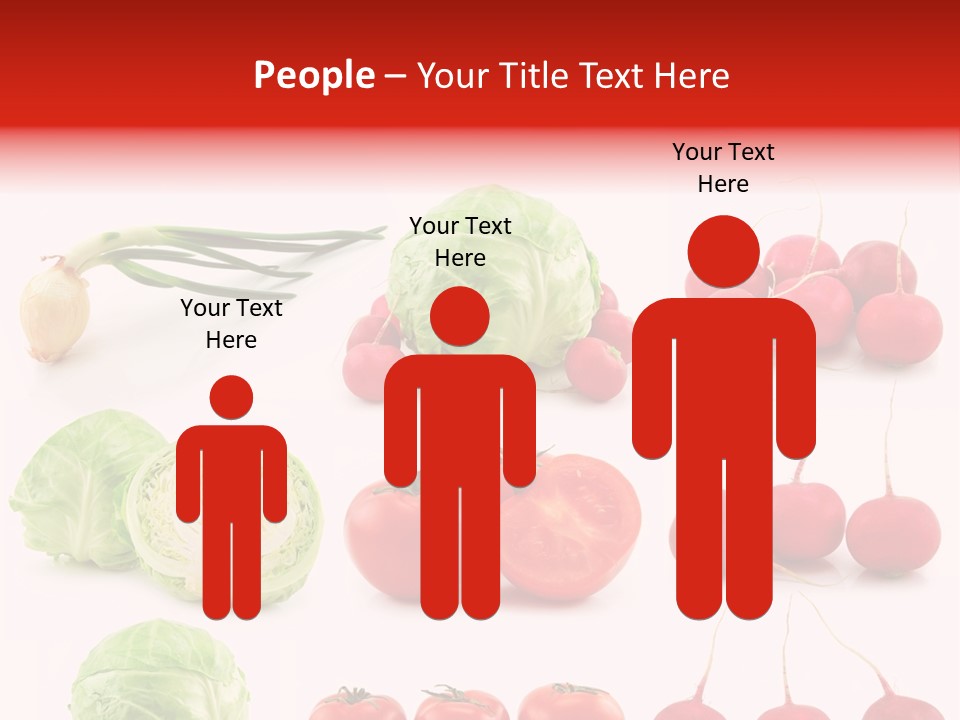 Radishes Salad Dieting PowerPoint Template