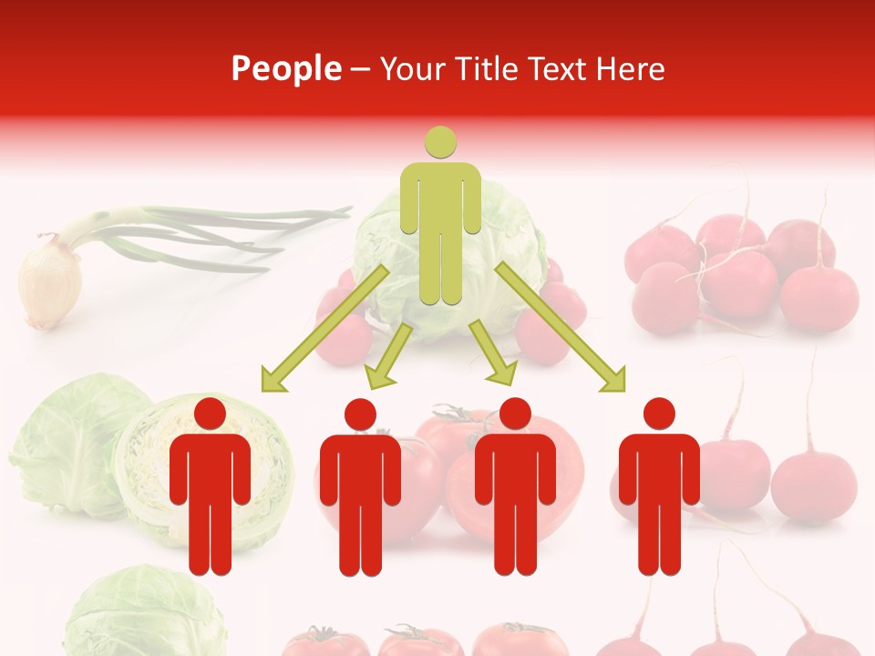 Radishes Salad Dieting PowerPoint Template