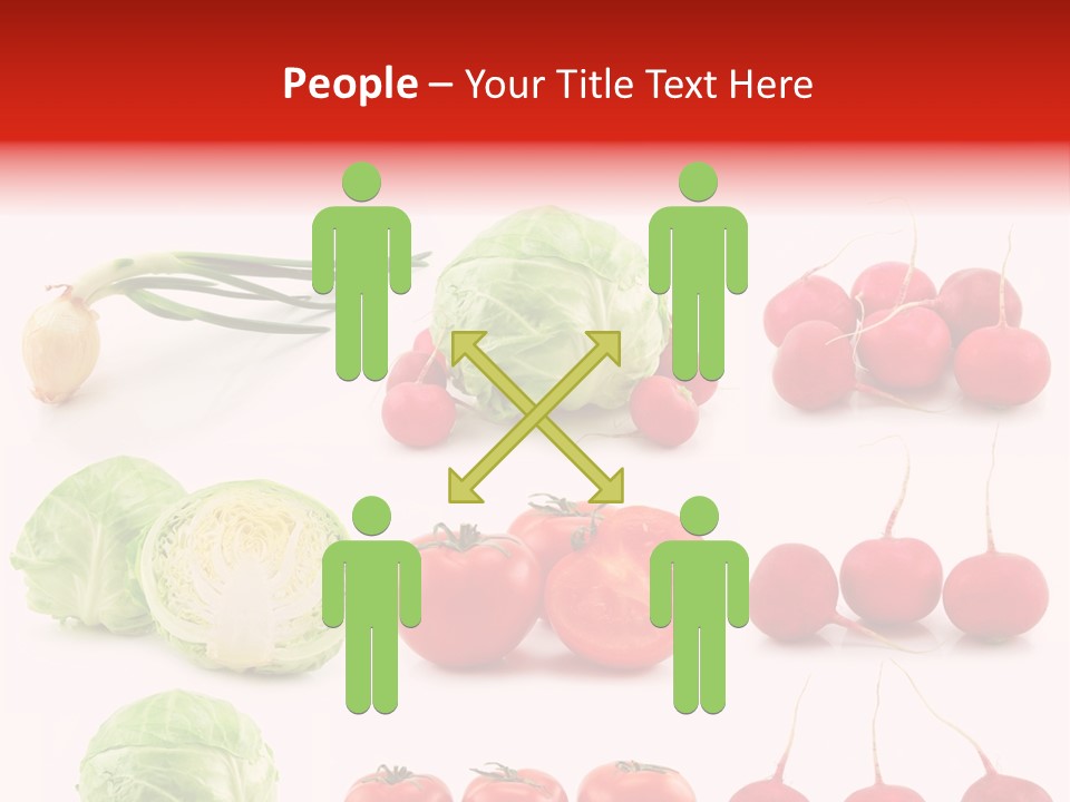 Radishes Salad Dieting PowerPoint Template
