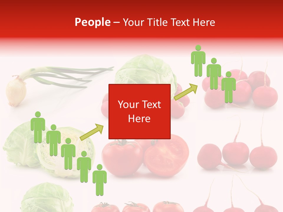Radishes Salad Dieting PowerPoint Template