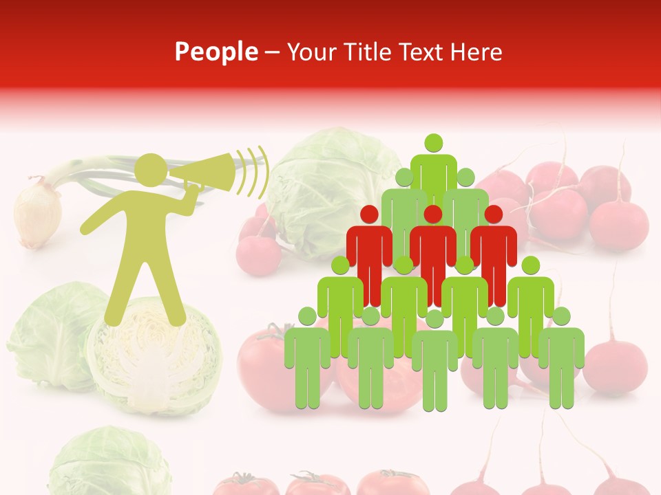 Radishes Salad Dieting PowerPoint Template