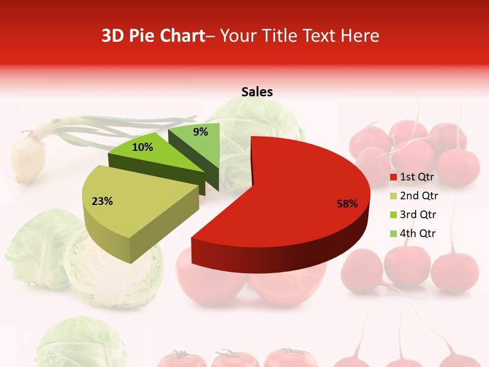 Radishes Salad Dieting PowerPoint Template