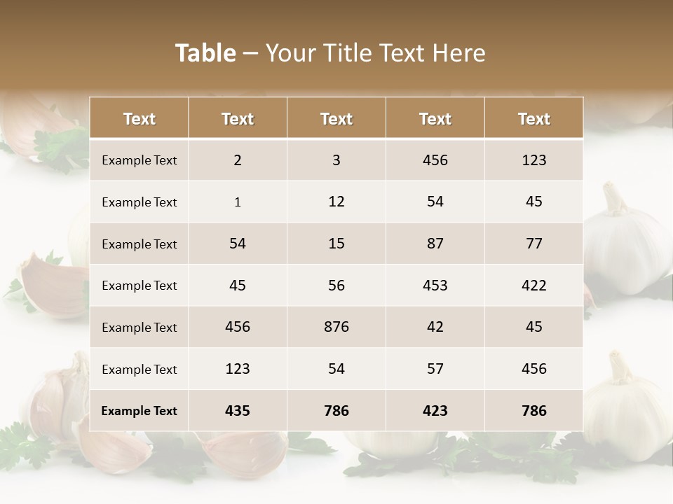 Vegetable Ripe Harvest PowerPoint Template