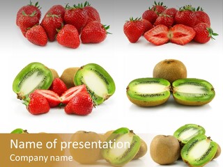 Seed Sliced Citrus PowerPoint Template