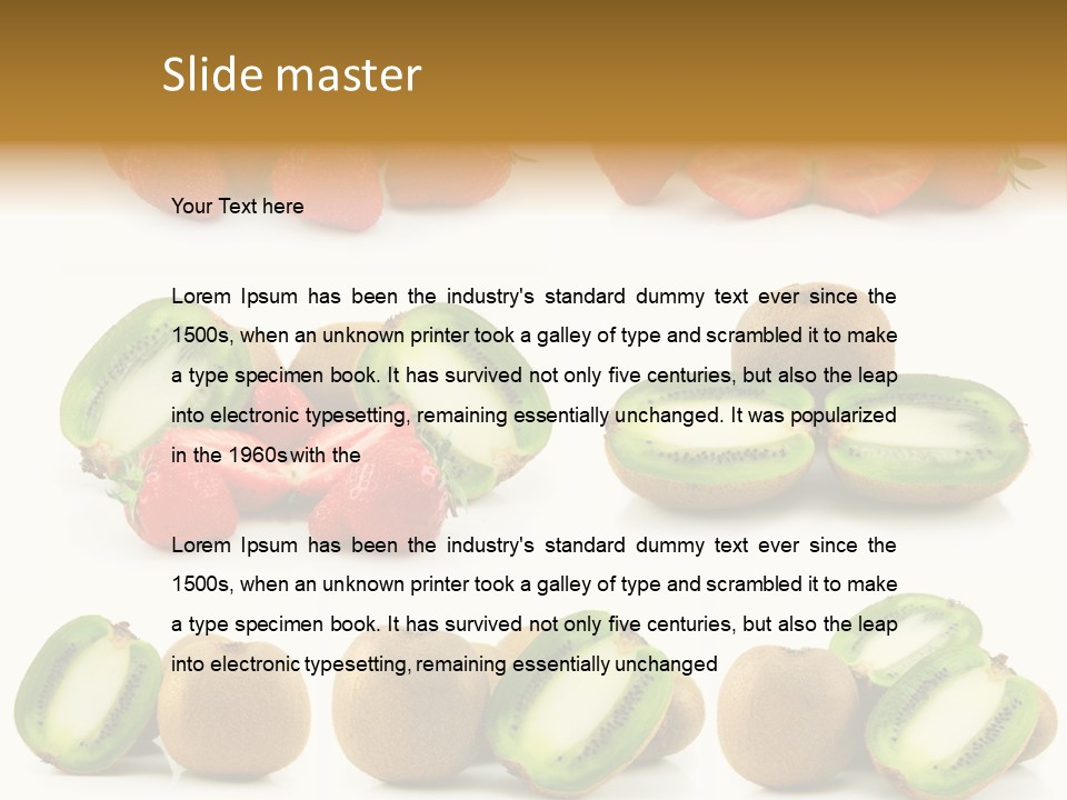 Seed Sliced Citrus PowerPoint Template