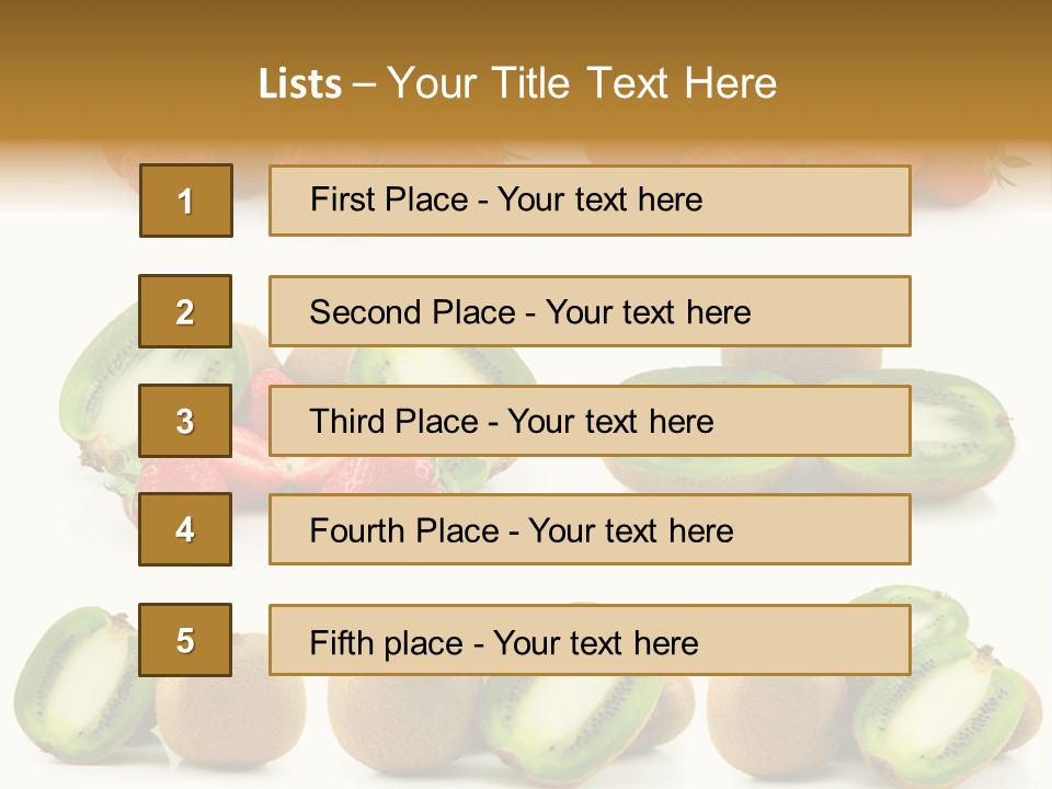 Seed Sliced Citrus PowerPoint Template