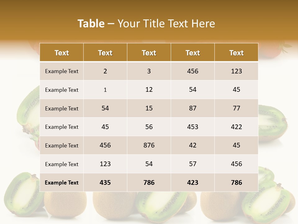 Seed Sliced Citrus PowerPoint Template