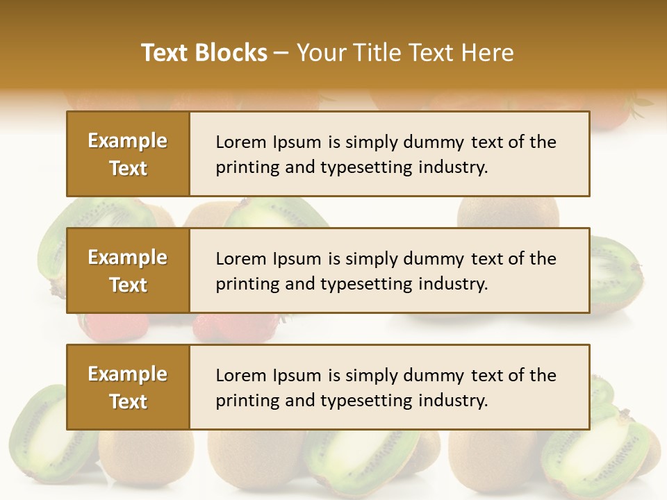 Seed Sliced Citrus PowerPoint Template
