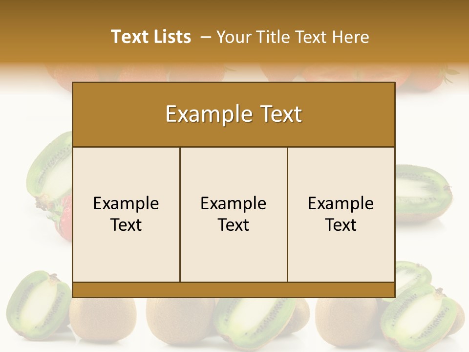 Seed Sliced Citrus PowerPoint Template