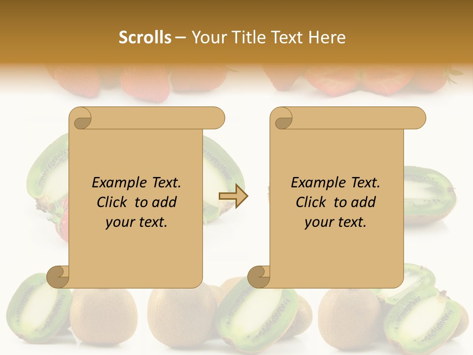 Seed Sliced Citrus PowerPoint Template