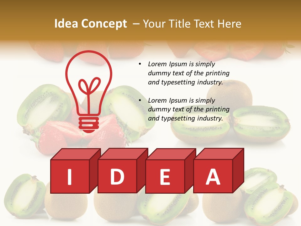 Seed Sliced Citrus PowerPoint Template