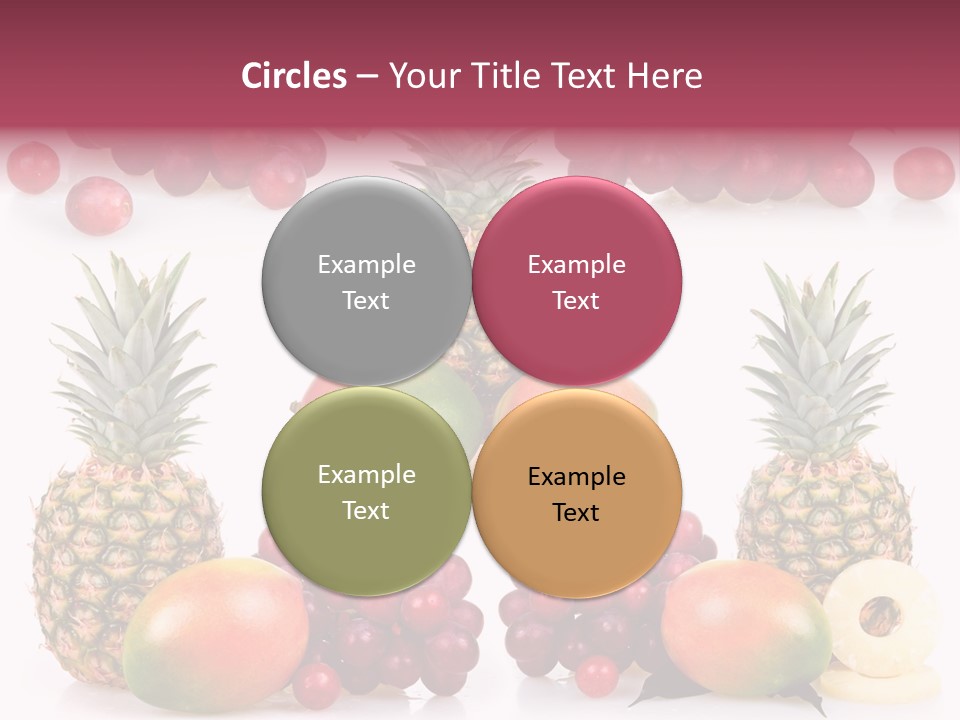 Gourmet Yellow Part PowerPoint Template