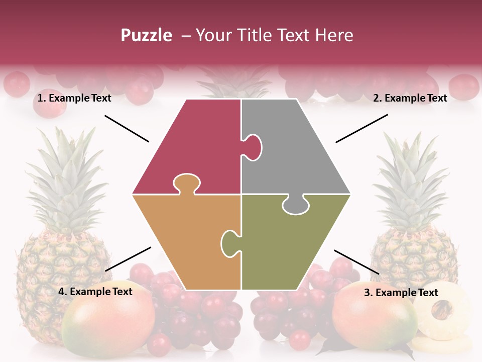 Gourmet Yellow Part PowerPoint Template