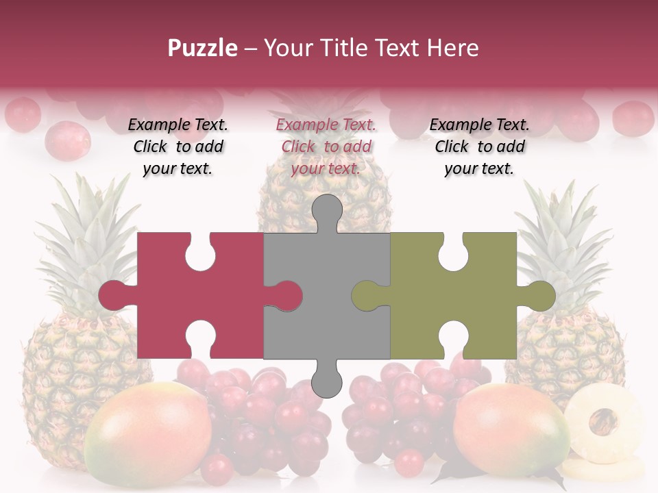 Gourmet Yellow Part PowerPoint Template