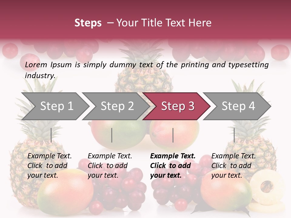 Gourmet Yellow Part PowerPoint Template
