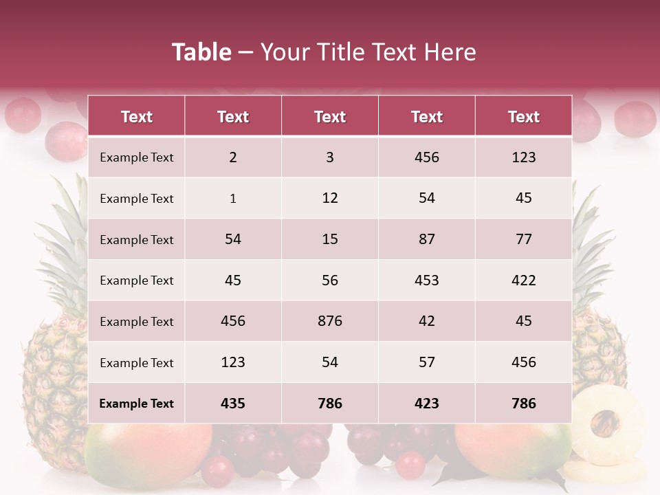 Gourmet Yellow Part PowerPoint Template