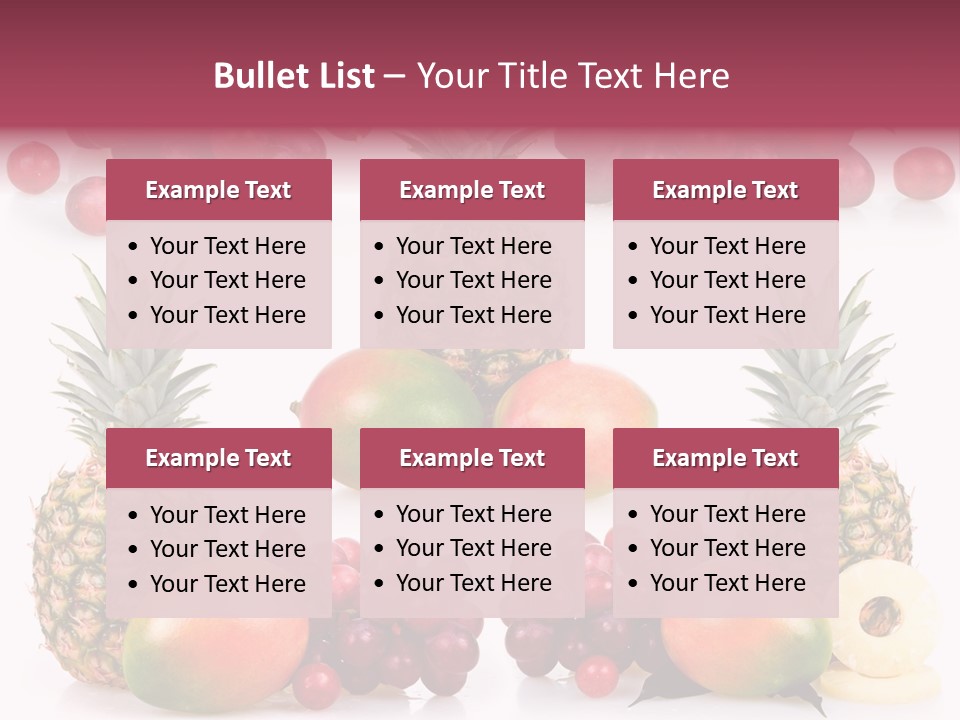 Gourmet Yellow Part PowerPoint Template