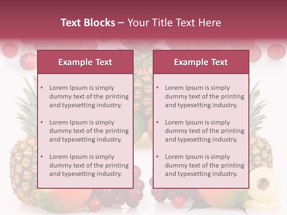 Gourmet Yellow Part PowerPoint Template