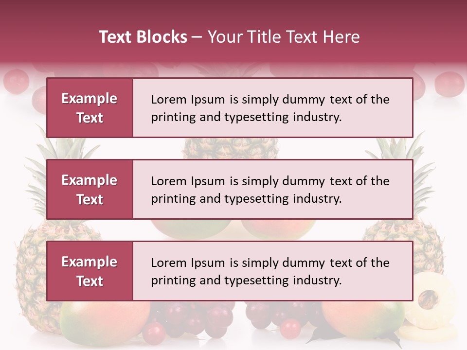 Gourmet Yellow Part PowerPoint Template
