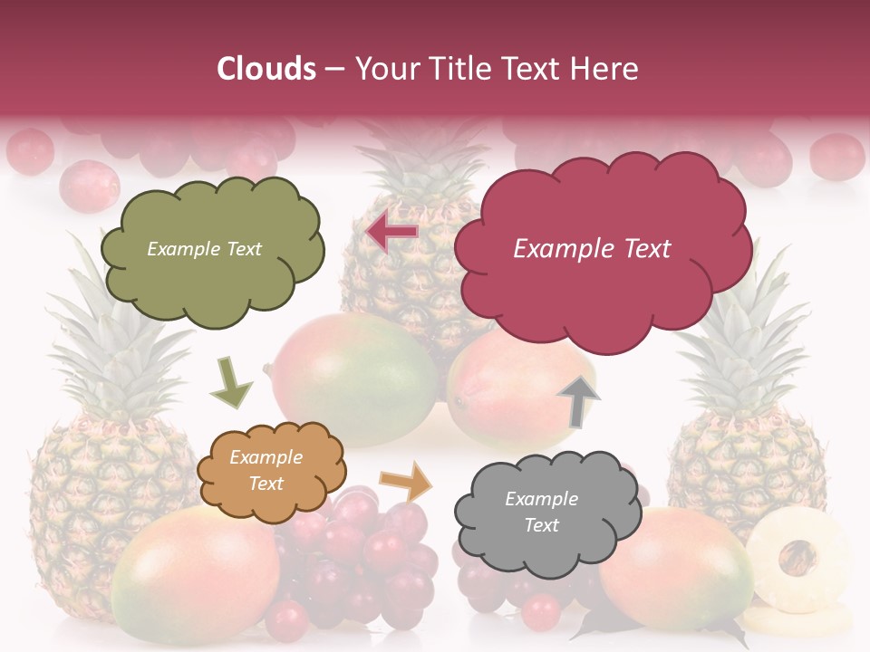 Gourmet Yellow Part PowerPoint Template