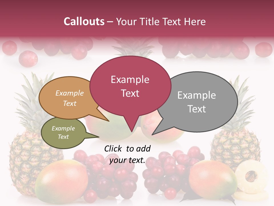 Gourmet Yellow Part PowerPoint Template