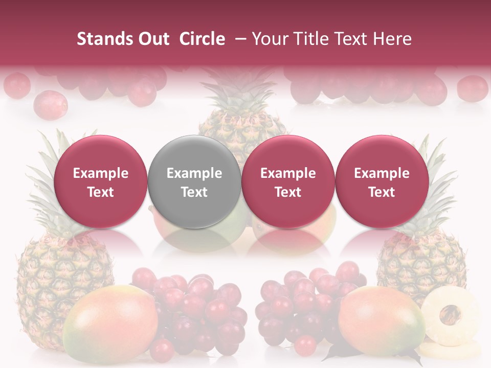 Gourmet Yellow Part PowerPoint Template