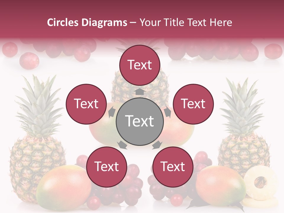 Gourmet Yellow Part PowerPoint Template