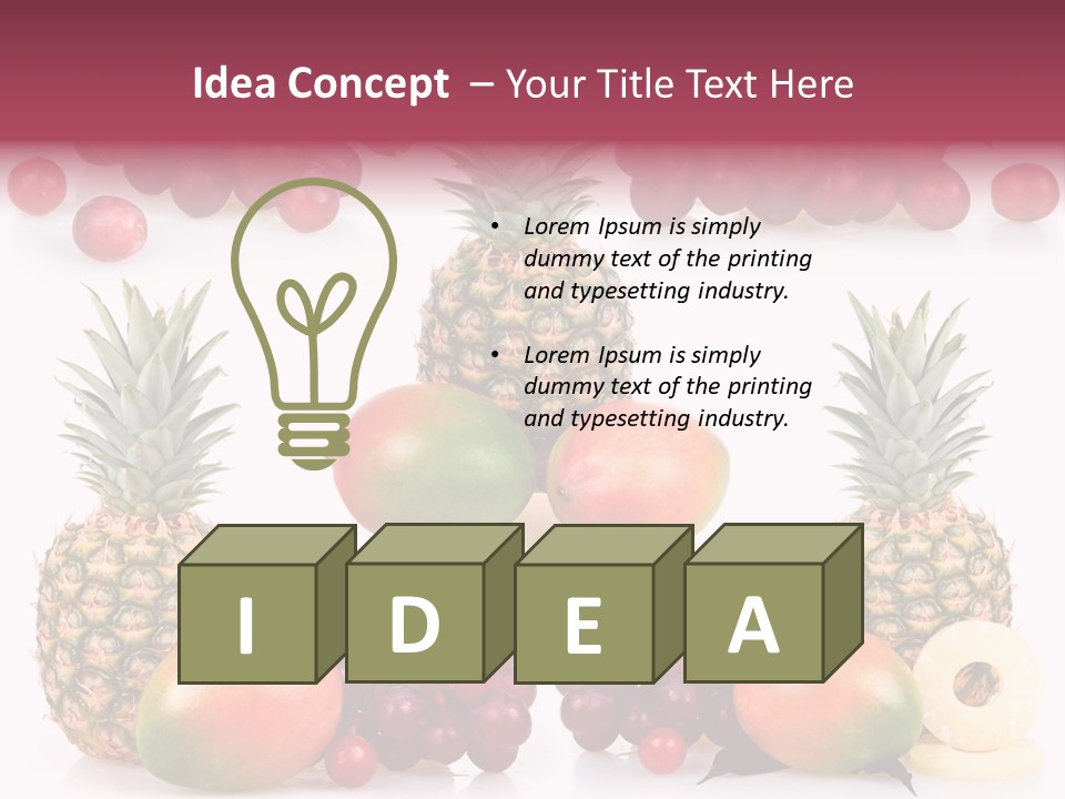 Gourmet Yellow Part PowerPoint Template