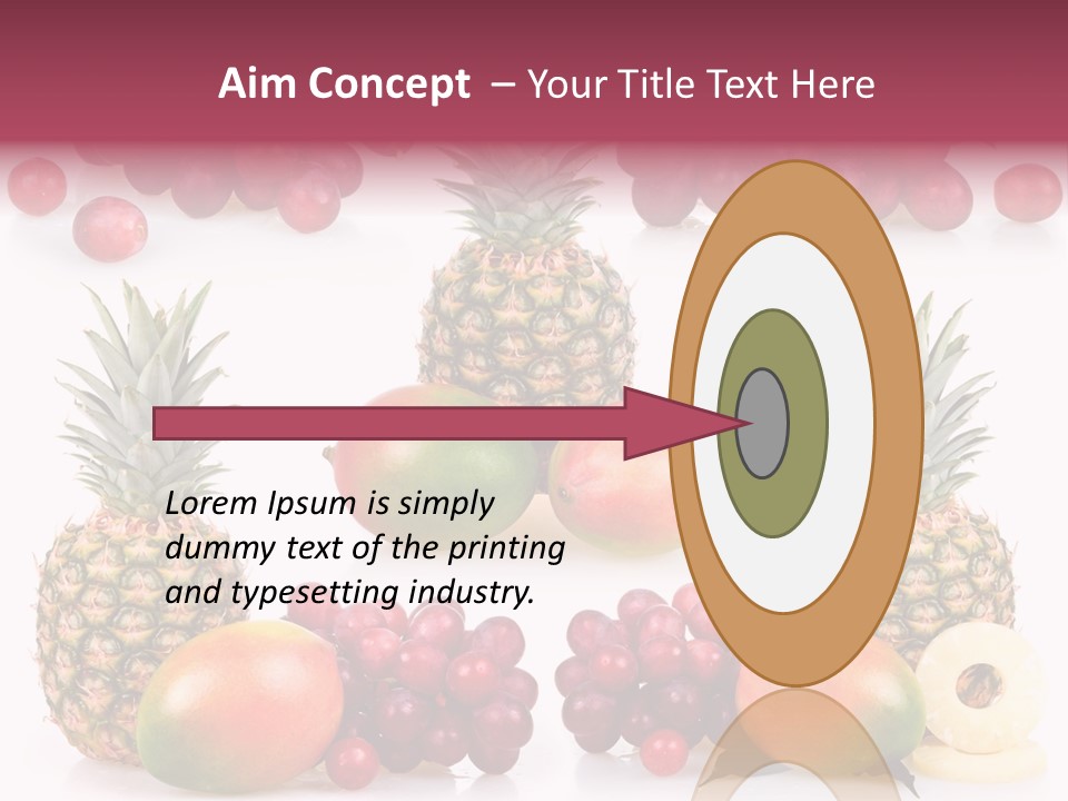 Gourmet Yellow Part PowerPoint Template