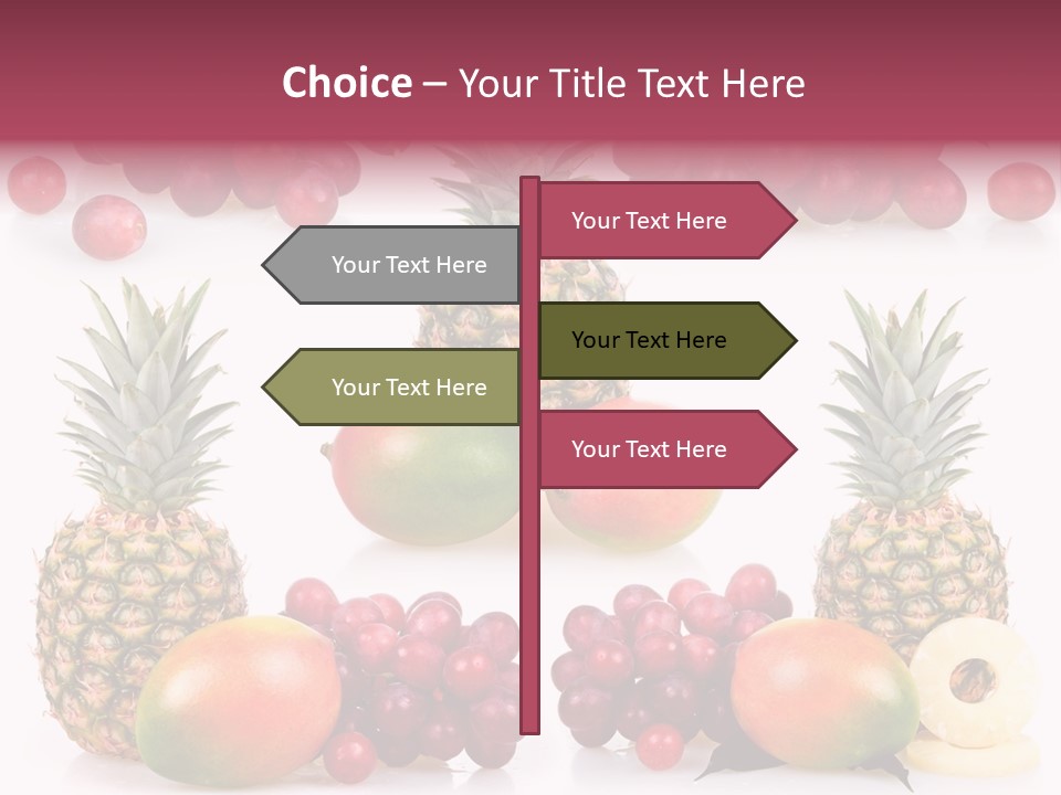 Gourmet Yellow Part PowerPoint Template