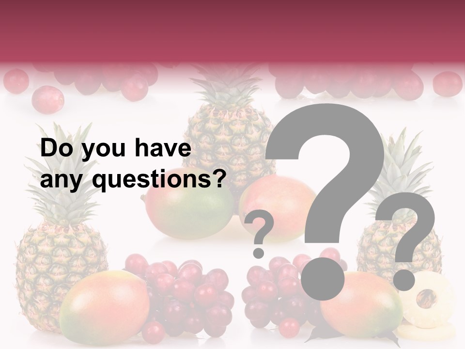 Gourmet Yellow Part PowerPoint Template