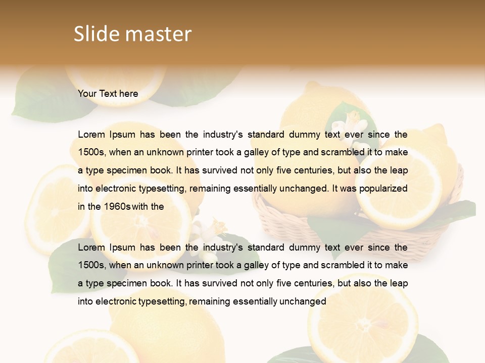 Green Lime Seed PowerPoint Template