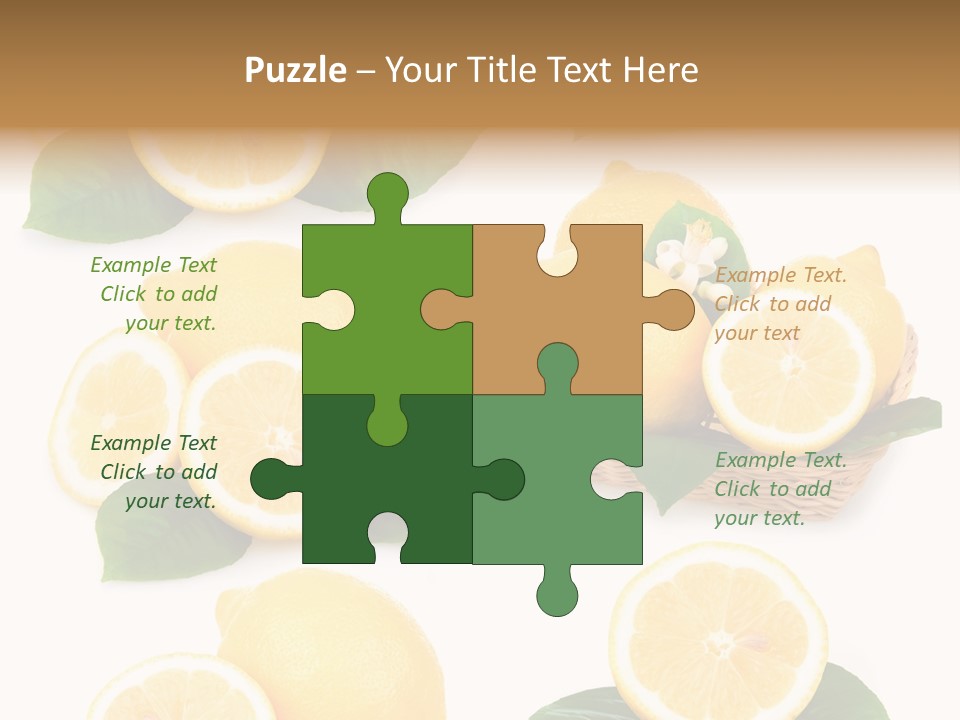 Green Lime Seed PowerPoint Template