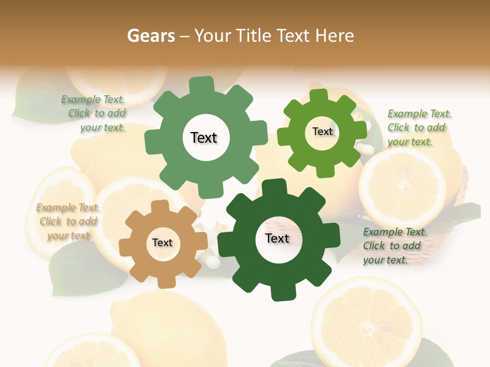Green Lime Seed PowerPoint Template
