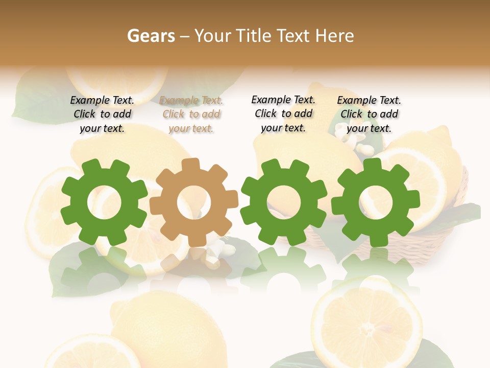 Green Lime Seed PowerPoint Template