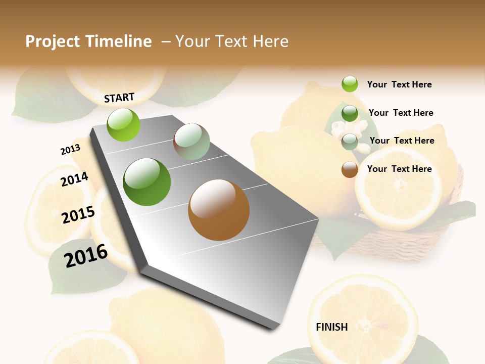 Green Lime Seed PowerPoint Template