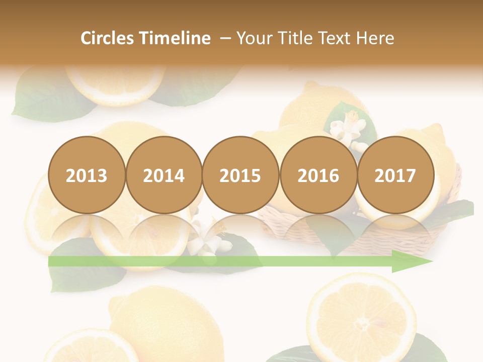 Green Lime Seed PowerPoint Template