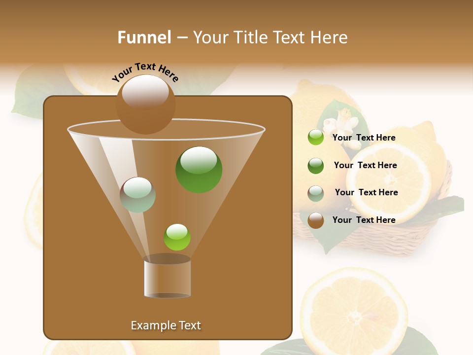 Green Lime Seed PowerPoint Template