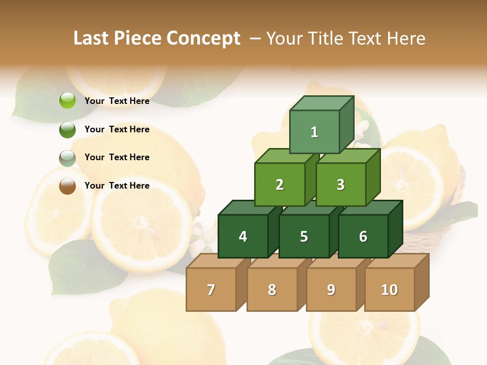 Green Lime Seed PowerPoint Template