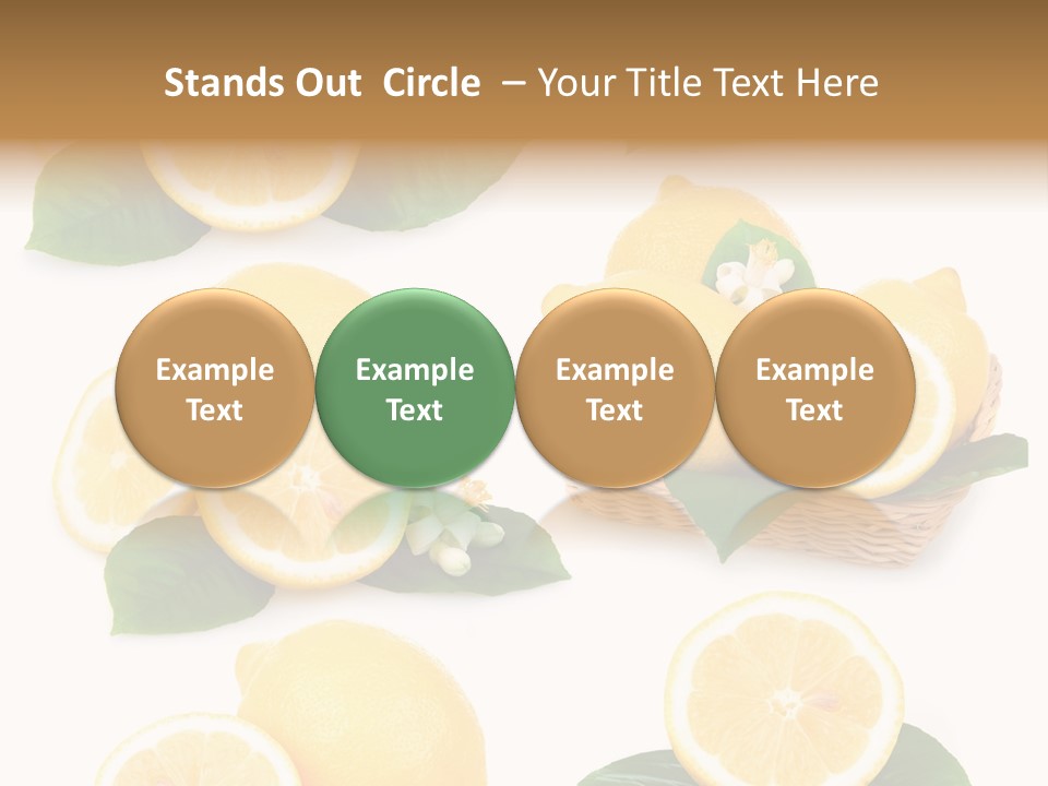 Green Lime Seed PowerPoint Template