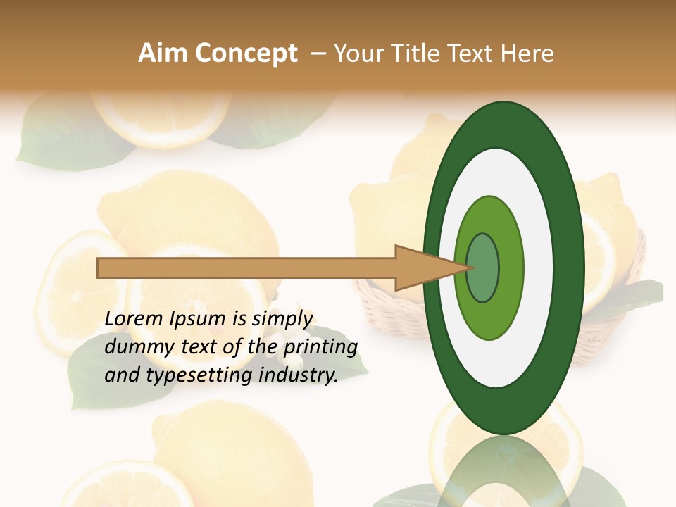 Green Lime Seed PowerPoint Template