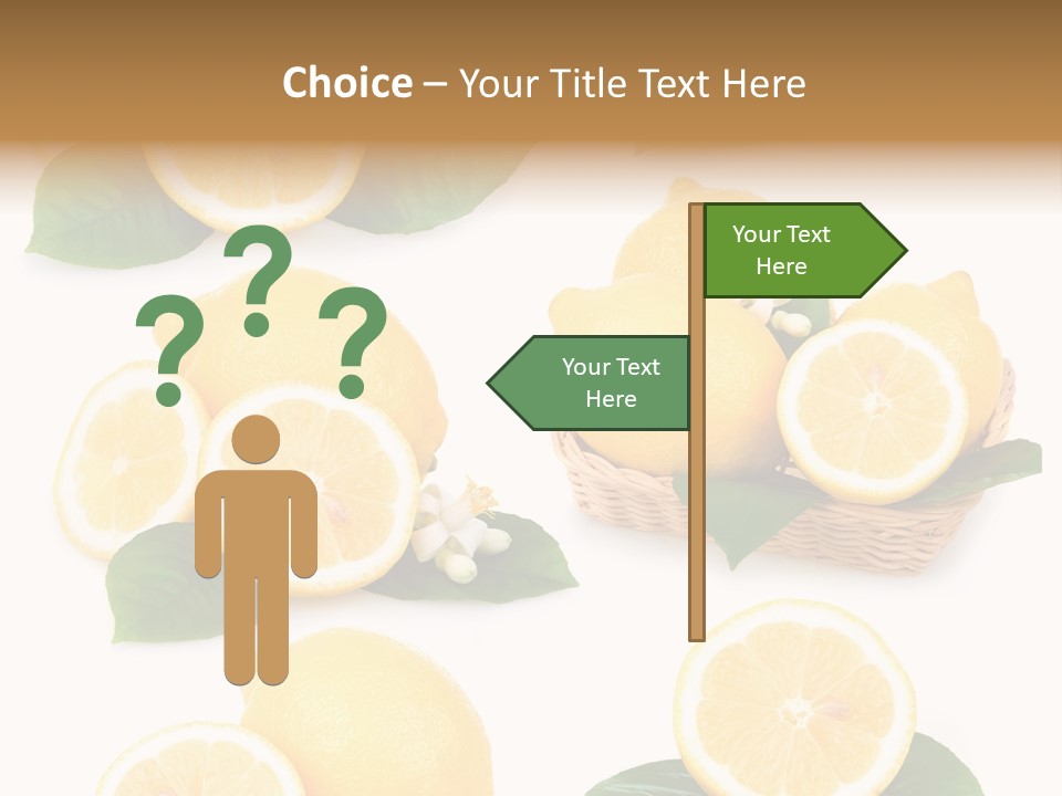 Green Lime Seed PowerPoint Template