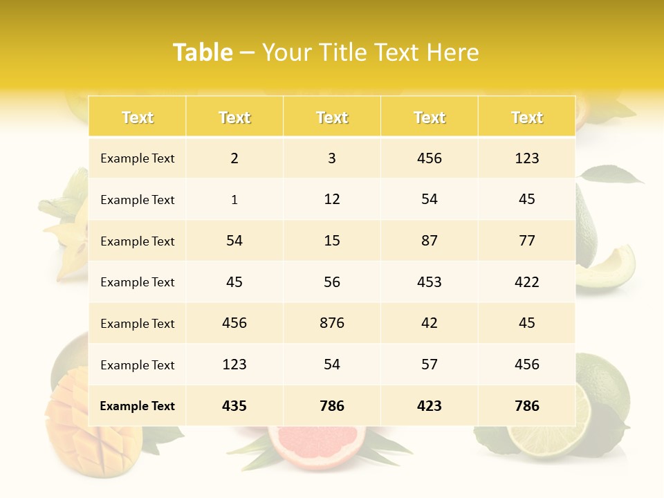 Fig Exotic Organic PowerPoint Template