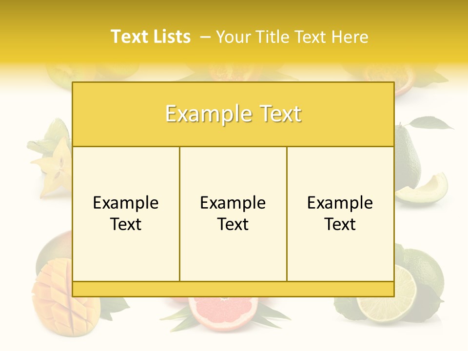 Fig Exotic Organic PowerPoint Template