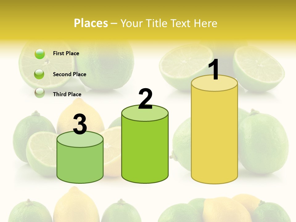 Color Lemon Food PowerPoint Template